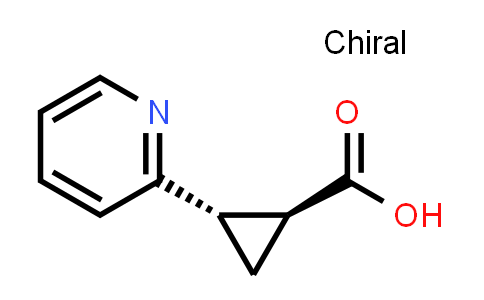CAS No. 731811-62-4, (1S,2S)-rel-2-(Pyridin-2-yl)cyclopropane-1-carboxylic acid