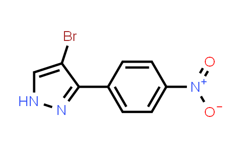 CAS No. 73227-97-1, 4-Bromo-3-(4-nitrophenyl)-1H-pyrazole