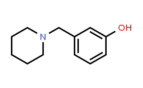 CAS No. 73279-04-6, 3-(Piperidin-1-ylmethyl)phenol