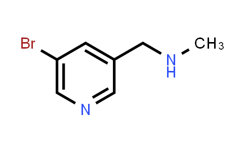 CAS No. 73335-64-5, 1-(5-Bromopyridin-3-yl)-N-methylmethanamine