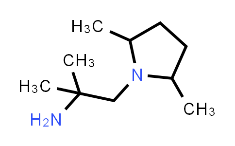CAS No. 733753-00-9, 1-Pyrrolidineethanamine, a,a,2,5-tetramethyl-
