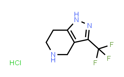 CAS No. 733757-78-3, 3-(Trifluoromethyl)-4,5,6,7-tetrahydro-1H-pyrazolo[4,3-c]pyridine hydrochloride