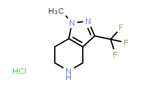 CAS No. 733757-84-1, 1-Methyl-3-(trifluoromethyl)-4,5,6,7-tetrahydro-1H-pyrazolo[4,3-c]pyridine hydrochloride