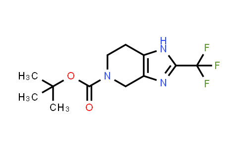 CAS No. 733758-27-5, tert-Butyl 2-(trifluoromethyl)-6,7-dihydro-1H-imidazo[4,5-c]pyridine-5(4H)-carboxylate