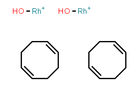 CAS No. 73468-85-6, Bis((1,5-cyclooctadiene)(hydroxo)rhodium)