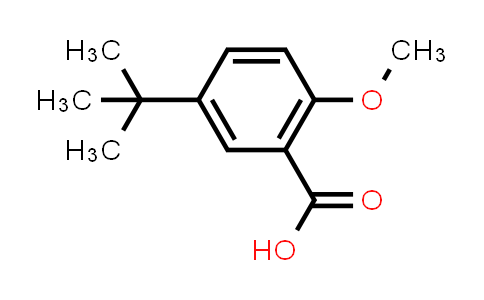 CAS No. 73469-54-2, 5-(tert-Butyl)-2-methoxybenzoic acid