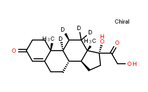 CAS No. 73565-87-4, Hydrocortisone-d4