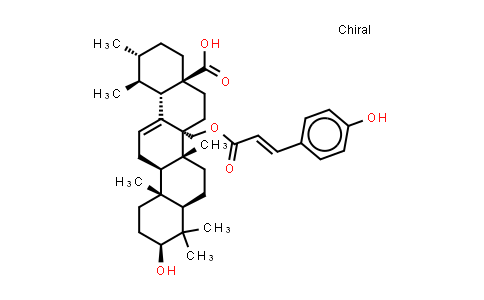 CAS No. 73584-67-5, 3 beta-Hydroxy-27-p-E-coumaroyloxyurs-12-en-28-oic acid