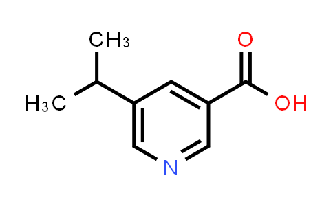 CAS No. 73591-69-2, 3-Pyridinecarboxylic acid, 5-(1-methylethyl)-