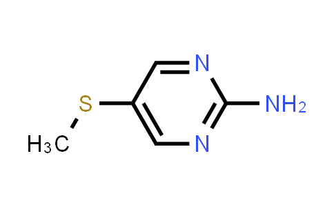 CAS No. 7367-94-4, 5-(Methylthio)pyrimidin-2-amine