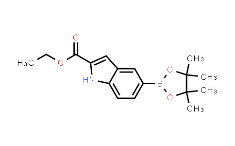 MC569571 | 736990-02-6 | Ethyl 5-(4,4,5,5-tetramethyl-1,3,2-dioxaborolan-2-yl)-1H-indole-2-carboxylate