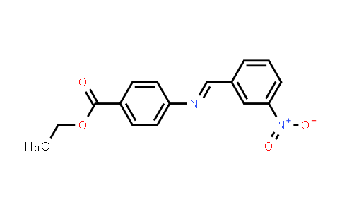 CAS No. 73713-67-4, p-(m-Nitrobenzylidene)aminobenzoic acid ethyl ester