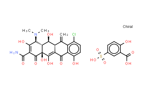 CAS No. 73816-42-9, Meclocycline (Sulfosalicylate Salt)