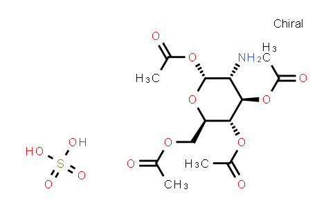 CAS No. 738583-70-5, 1,3,4,6-Tetra-O-acetyl-2-amino-2-deoxy-alpha-D-glucopyranose sulfate