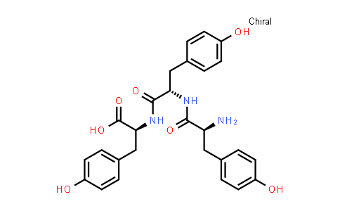 CAS No. 7390-78-5, (S)-2-((S)-2-((S)-2-Amino-3-(4-hydroxyphenyl)propanamido)-3-(4-hydroxyphenyl)propanamido)-3-(4-hydroxyphenyl)propanoic acid