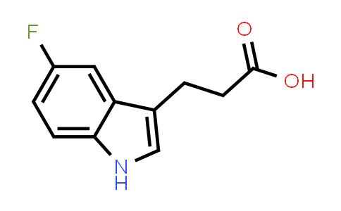 CAS No. 7394-78-7, 3-(5-Fluoro-1H-indol-3-yl)propanoic acid