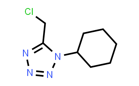 CAS No. 73963-32-3, 5-(Chloromethyl)-1-cyclohexyl-1H-tetrazole