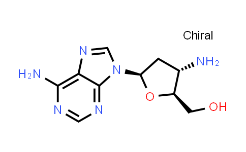 CAS No. 7403-25-0, ((2S,3S,5R)-3-Amino-5-(6-amino-9H-purin-9-yl)tetrahydrofuran-2-yl)methanol