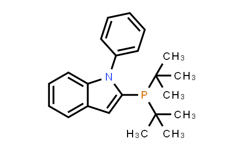 CAS No. 740815-37-6, 2-(Di-tert-butylphosphino)-1-phenyl-1H-indole