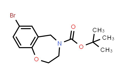 CAS No. 740842-73-3, tert-Butyl 7-bromo-3,5-dihydro-2H-1,4-benzoxazepine-4-carboxylate