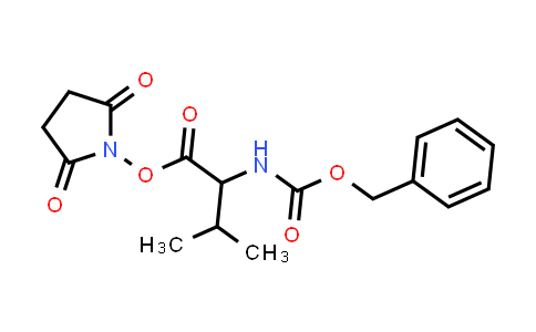 CAS No. 74124-81-5, Carbamic acid, [1-[[(2,5-dioxo-1-pyrrolidinyl)oxy]carbonyl]-2-methylpropyl]-, phenylmethyl ester