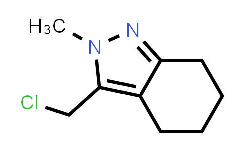 CAS No. 741610-91-3, 3-(Chloromethyl)-2-methyl-4,5,6,7-tetrahydro-2H-indazole