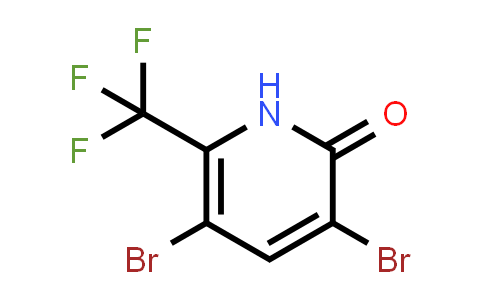 CAS No. 741737-00-8, 3,5-Dibromo-6-(trifluoromethyl)pyridin-2(1H)-one