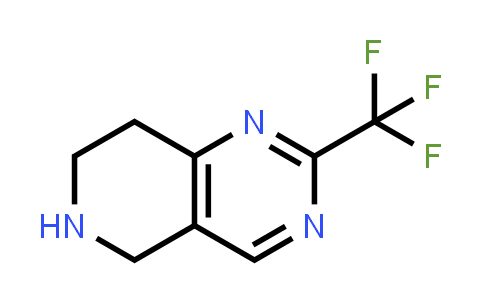 CAS No. 741737-16-6, 2-(Trifluoromethyl)-5,6,7,8-tetrahydropyrido[4,3-d]pyrimidine