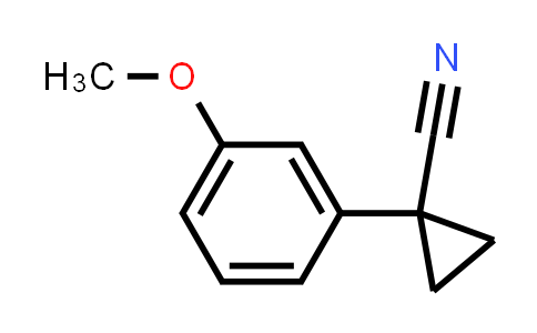 CAS No. 74205-01-9, 1-(3-Methoxyphenyl)cyclopropanecarbonitrile