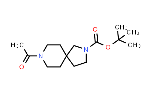 742067-24-9 | 2,8-Diazaspiro[4.5]decane-2-carboxylic acid, 8-acetyl-, 1,1-dimethylethyl ester