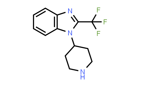CAS No. 742076-06-8, 1-(Piperidin-4-yl)-2-(trifluoromethyl)-1H-benzo[d]imidazole