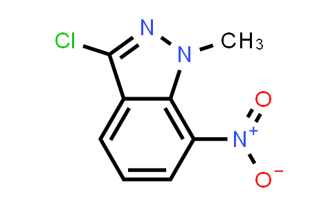 CAS No. 74209-36-2, 3-Chloro-1-methyl-7-nitro-1H-indazole