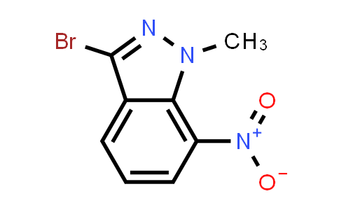 CAS No. 74209-37-3, 3-Bromo-1-methyl-7-nitro-1H-indazole