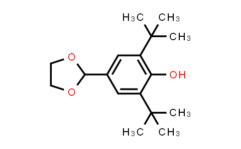 MC569833 | 74222-81-4 | Phenol, 2,6-bis(1,1-dimethylethyl)-4-(1,3-dioxolan-2-yl)-