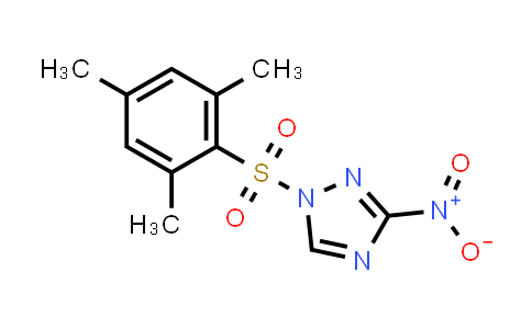 CAS No. 74257-00-4, 1-(Mesitylsulfonyl)-3-nitro-1H-1,2,4-triazole