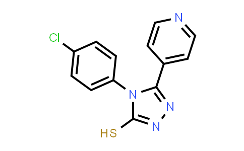 CAS No. 74270-76-1, 4-(4-Chlorophenyl)-5-(4-pyridinyl)-4h-1,2,4-triazole-3-thiol