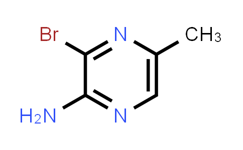CAS No. 74290-65-6, 3-Bromo-5-methylpyrazin-2-amine