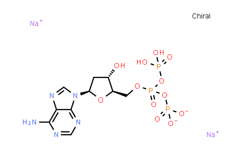 MC569859 | 74299-50-6 | Sodium ((2R,3S,5R)-5-(6-amino-9H-purin-9-yl)-3-hydroxytetrahydrofuran-2-yl)methyl dihydrogentriphosphate