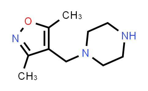 CAS No. 743416-40-2, 1-[(Dimethyl-1,2-oxazol-4-yl)methyl]piperazine