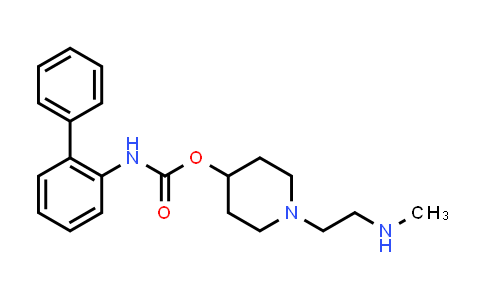 CAS No. 743460-48-2, 1-(2-(Methylamino)ethyl)piperidin-4-yl [1,1'-biphenyl]-2-ylcarbamate