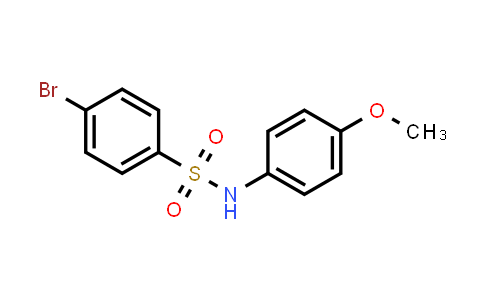 CAS No. 7454-72-0, 4-bromo-N-(4-methoxyphenyl)benzenesulfonamide