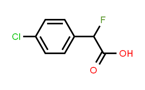 CAS No. 74590-69-5, 2-(4-Chlorophenyl)-2-fluoroacetic acid