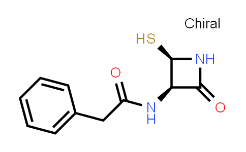 CAS No. 74643-21-3, N-((2R,3R)-2-Mercapto-4-oxoazetidin-3-yl)-2-phenylacetamide