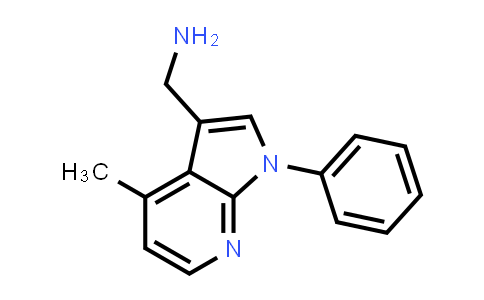 CAS No. 746539-95-7, (4-Methyl-1-phenyl-1H-pyrrolo[2,3-b]pyridin-3-yl)methanamine