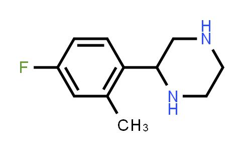 CAS No. 746596-00-9, 2-(4-Fluoro-2-methylphenyl)piperazine