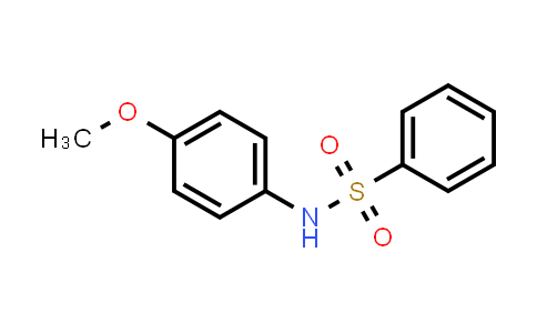 CAS No. 7471-26-3, N-(4-Methoxyphenyl)benzenesulfonamide