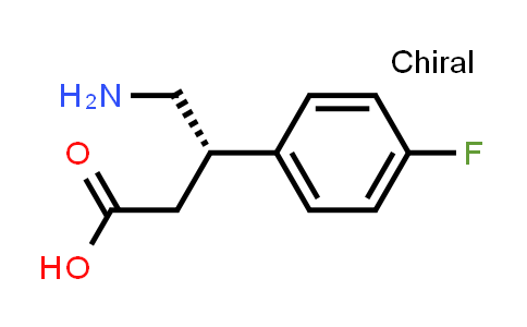 CAS No. 747371-90-0, Benzenepropanoic acid, β-(aminomethyl)-4-fluoro-, (S)- (9CI)