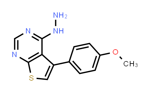 CAS No. 747411-17-2, 4-Hydrazino-5-(4-methoxyphenyl)thieno[2,3-d]pyrimidine
