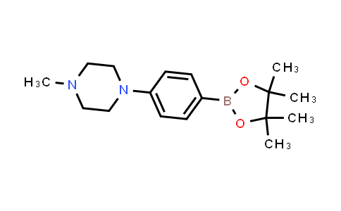CAS No. 747413-21-4, 1-Methyl-4-(4-(4,4,5,5-tetramethyl-1,3,2-dioxaborolan-2-yl)phenyl)piperazine