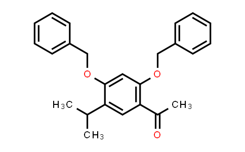CAS No. 747414-18-2, 1-(2,4-Bis(benzyloxy)-5-isopropylphenyl)ethanone